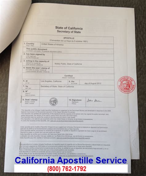 apostille birth certificate sacramento